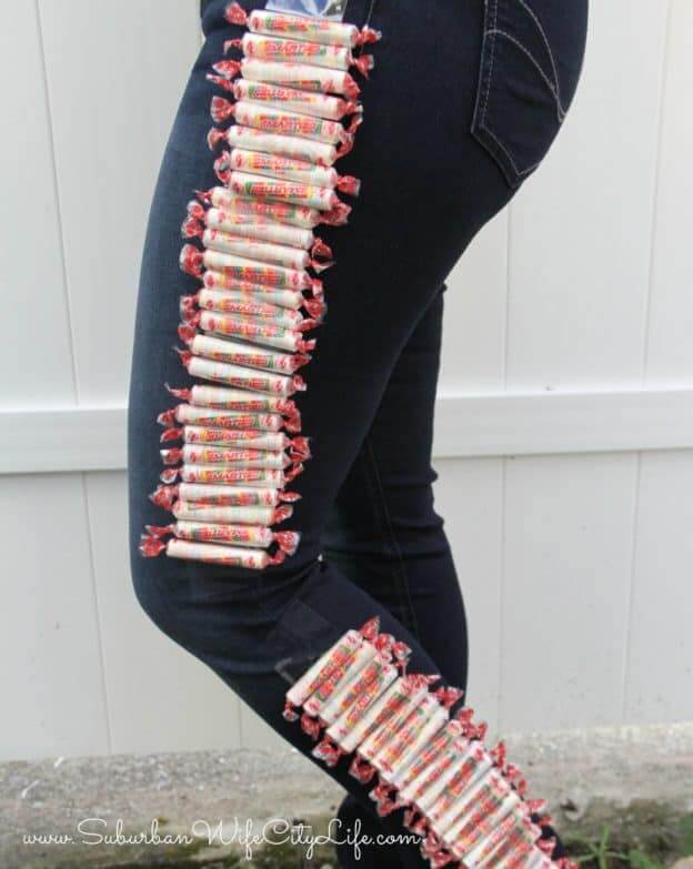 smarties pants candy stripes halloween costume idea