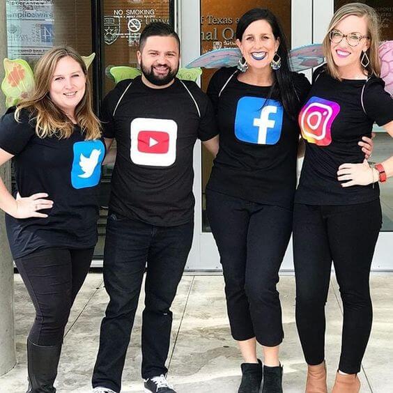 social butterflies group halloween costumes for work