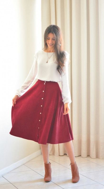 casual red and white christmas dress ideas for females