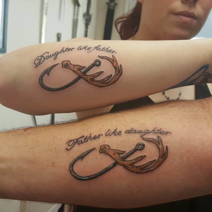 daddy daughter tattoos ideas