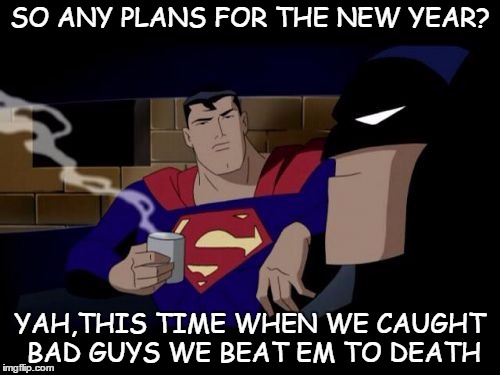 super heros new year plans meme