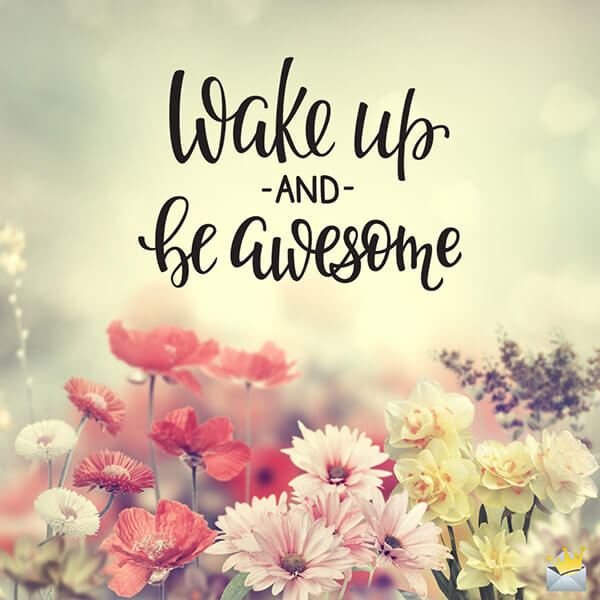 cute good morning message image