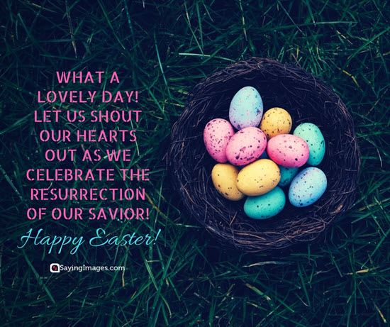 happy Easter resurrection quote image