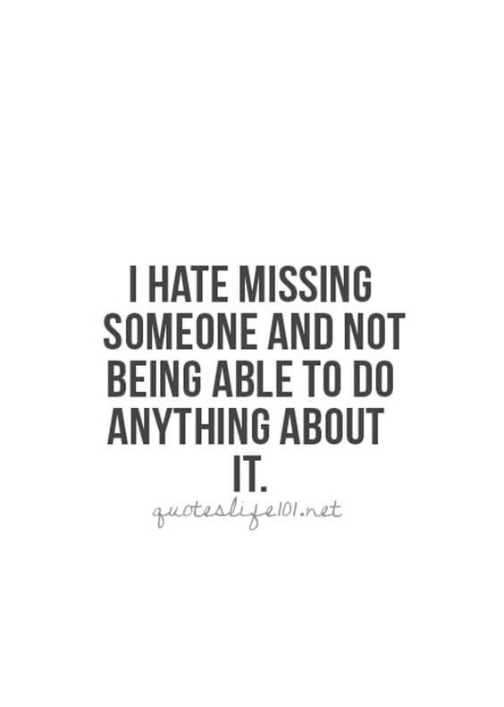 hate to miss someone quote