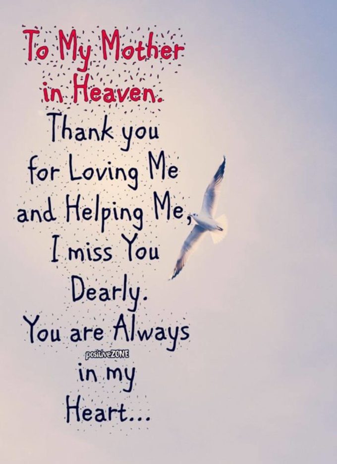 i miss you quote for mom in heaven