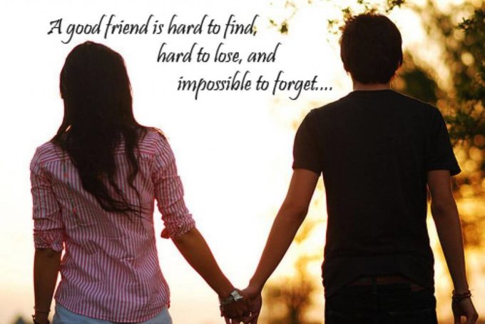 good friends are hard to find quote image