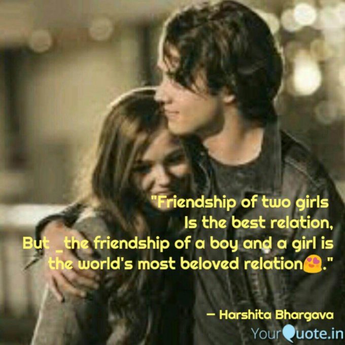 boy and girl relationship quote image
