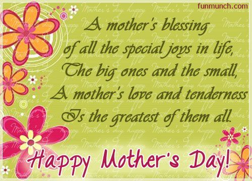 mothers blessing quote for happy mothers day