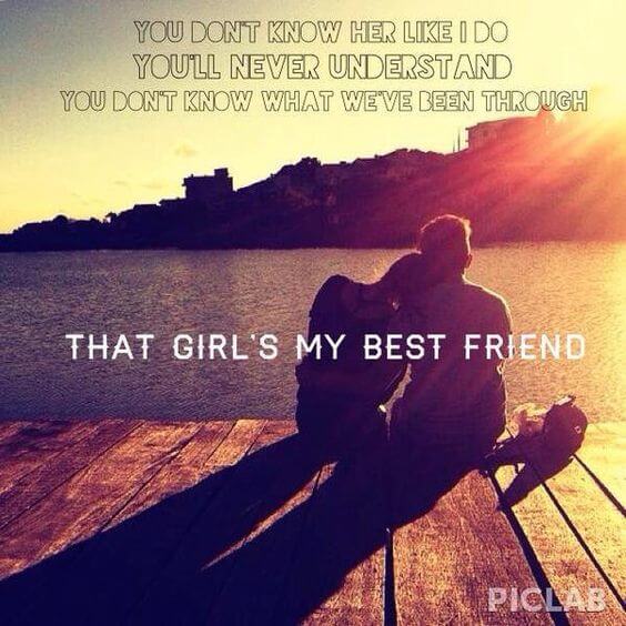 my best friend quote image for her