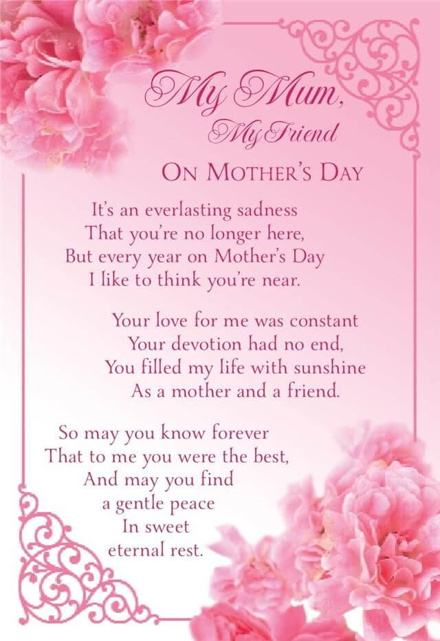 my mom my friend quote for mothers day