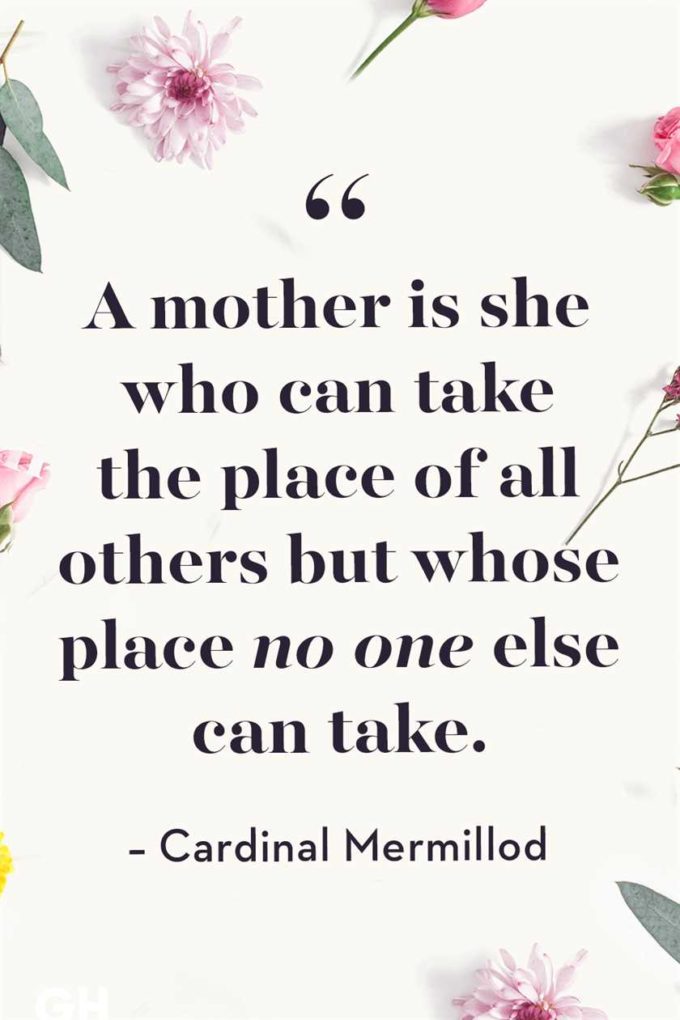 no one can take place of mother quote image