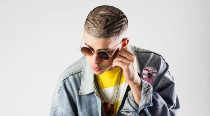 bad bunny buzz cut design