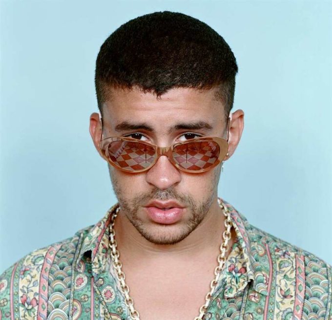 bad bunny military cut hairstyle