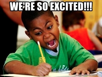 so excited exam meme