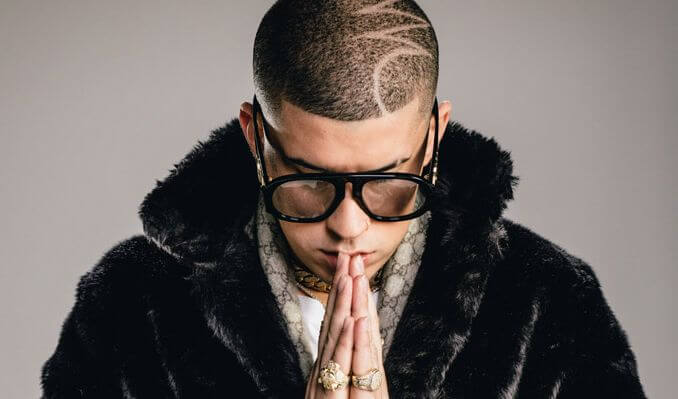bad bunny zig zag haircut design