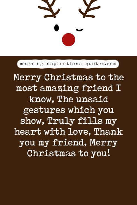 merry xmas message image for friend