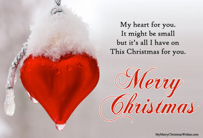 romantic merry xmas quote image