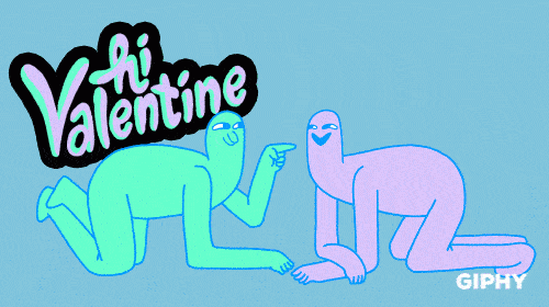 cute hi animated valentine image