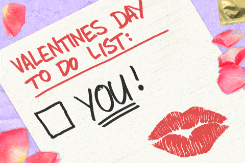 valentines day to do list animated gif image
