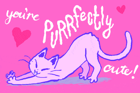 you are cute animated image for valentines day