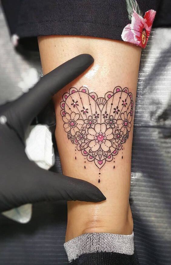 Cute Elephant Heart Tattoos! Thank you to my awesome customer! Share it if  you like it! 😊🦋⭐️ ♥️ 🐘 . . . . #addictedtoink, #ouch… | Instagram