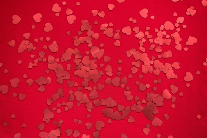 valentines day red hearts background for computer