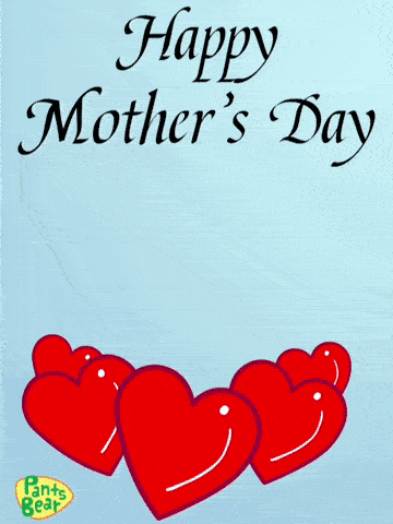 cute bear animated happy mothers day gif image