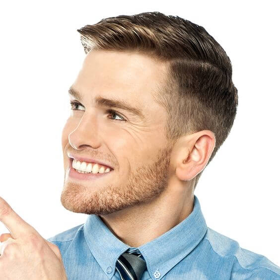 men classic taper haircut style for short hair