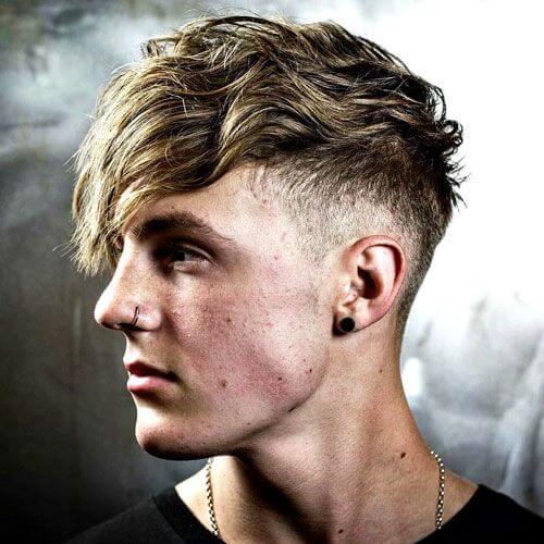 men emo style haircut for short hair