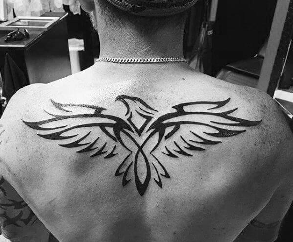 40 Amazing Phoenix Back Tattoo Designs for Men [2024 Guide]