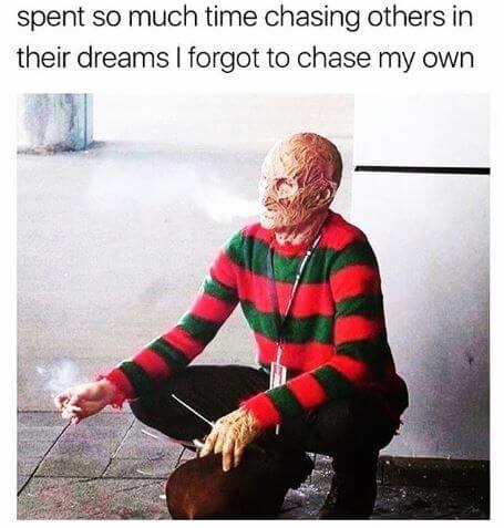 Freddy Krueger Halloween costume meme idea