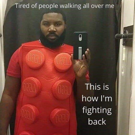 funny Lego Halloween costume meme idea