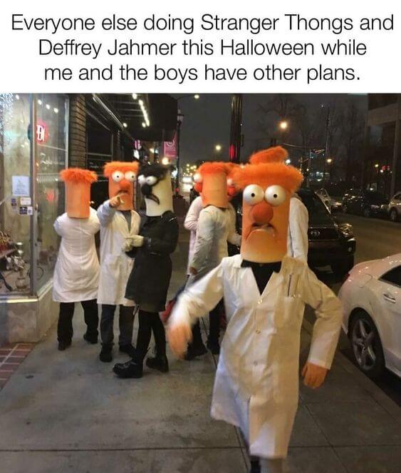 Muppet Halloween costume meme idea